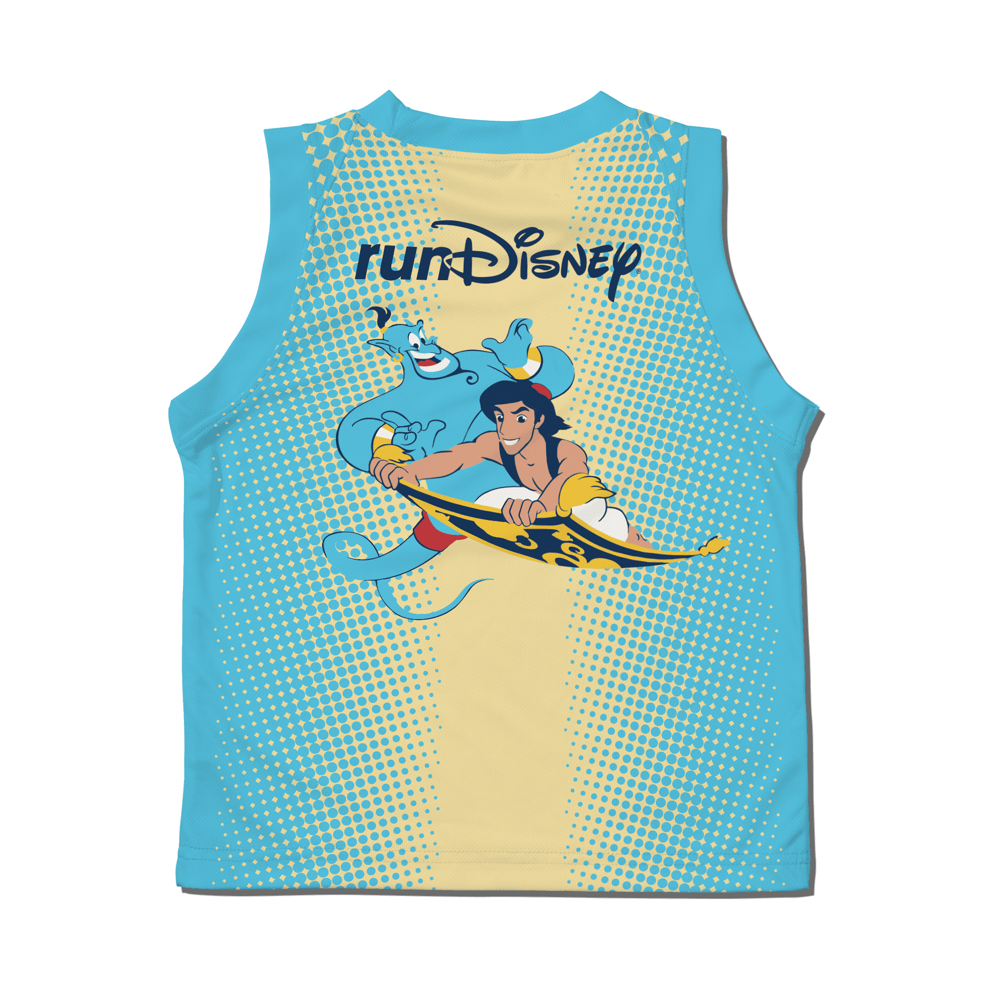 Aladdin and Genie race tank