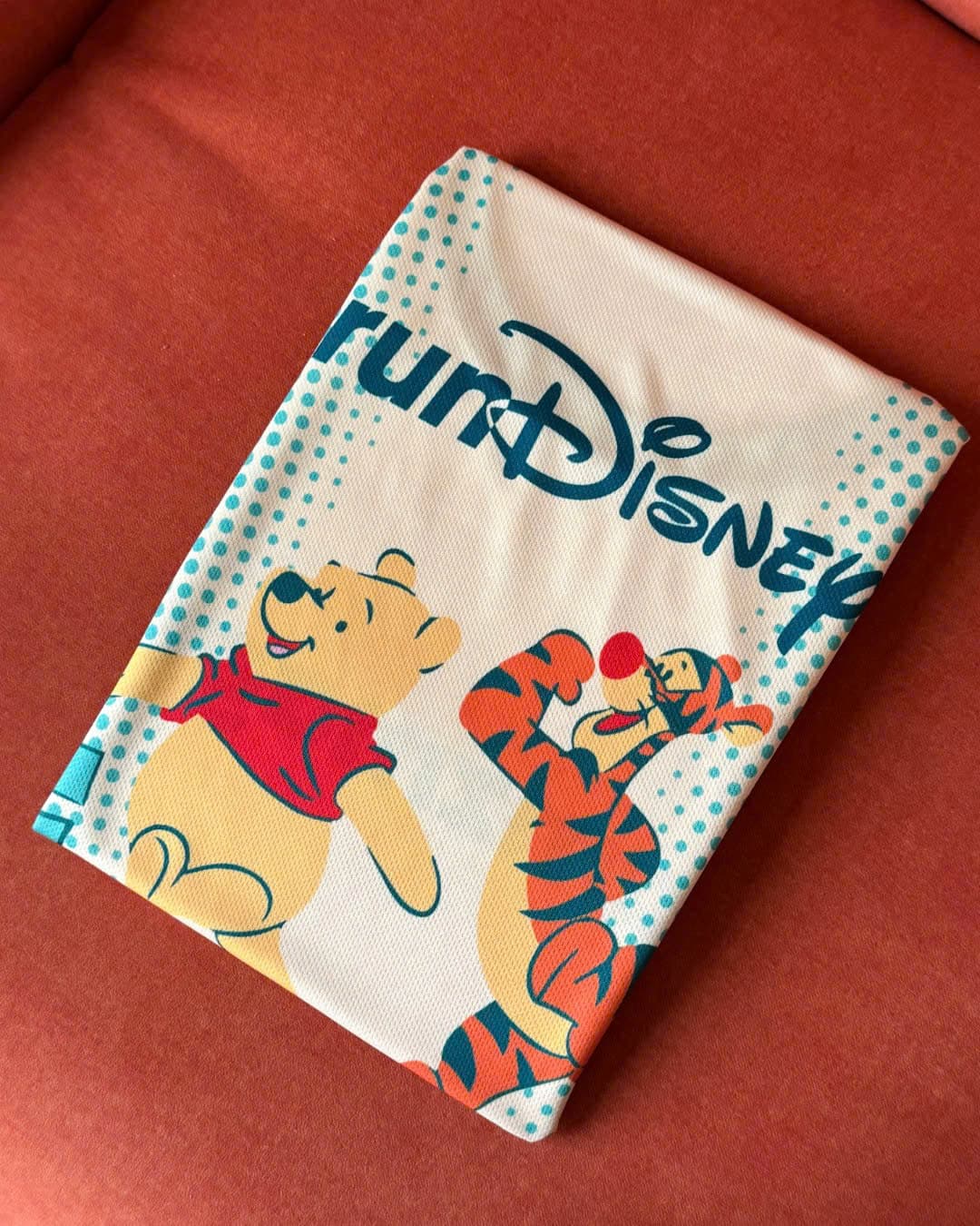 Close-up fabric and print detail